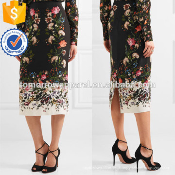 Nueva Moda Floral Imprimir Seda Verano Mini Falda Diaria DEM / DOM Fabricación Al Por Mayor Ropa de Mujer de Moda (TA5018S)